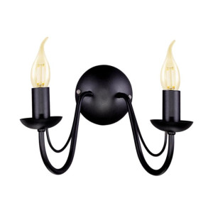 Kinkiet BARTEZ K-3994 Czarny 2 źr., E14, 10W LED - Kaja