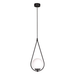 Lampa wisząca NEVE BLACK K-4770 Czarny 1 źr., E14, 10W LED - Kaja