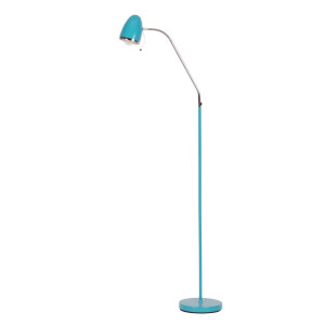 Lampa podłogowa KAJTEK I K-MT-201 TURKUSOWY Turkusowy 1 źr., E27, 15W LED - Kaja