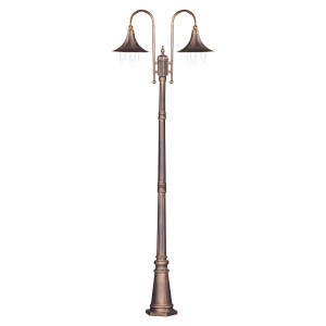 Lampa podłogowa BOSTON K-8127 CZARNY/ZŁOTY Czarny, złoty 2 źr., E27, 15W LED - Kaja
