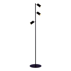 Lampa podłogowa MONTI K-4409 Czarny 3 źr., GU10, 10W LED - Kaja