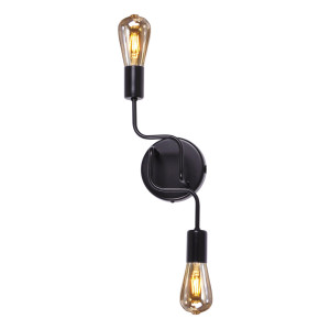 Kinkiet SKADI K-3895 Czarny 2 źr., E27, 15W LED - Kaja