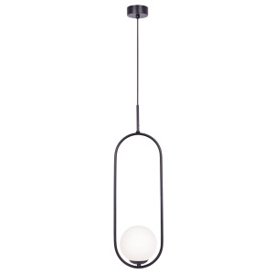 Lampa wisząca PARVA K-5100 Biały, czarny 1 źr., E14, 10W LED - Kaja
