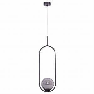 Lampa wisząca DAVOS K-5110 Grafitowy, czarny 1 źr., E14, 10W LED - Kaja