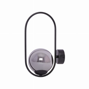 Kinkiet DAVOS K-5115 Grafitowy, czarny 1 źr., E14, 10W LED - Kaja