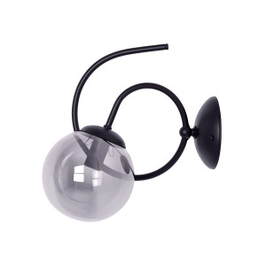 Kinkiet RUBI K-5118 Grafitowy, czarny 1 źr., E14, 10W LED - Kaja