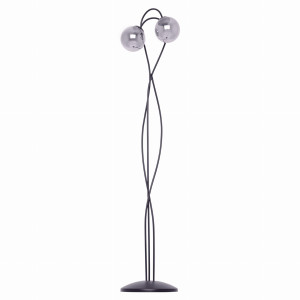 Lampa podłogowa RUBI K-5119 Grafitowy, czarny 2 źr., E14, 10W LED - Kaja