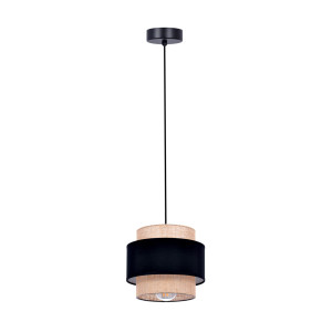 Lampa wisząca GATO K-5230 Czarny, beżowy 1 źr., E27, 15W LED - Kaja