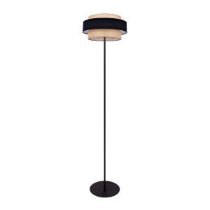 Lampa podłogowa GATO K-5235 Czarny, beżowy 1 źr., E27, 15W LED - Kaja