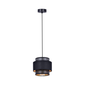 Lampa wisząca AMOS K-5280 Czarny, złoty 1 źr., E27, 15W LED - Kaja
