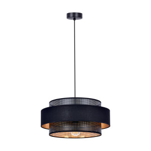 Lampa wisząca AMOS K-5281 Czarny, złoty 1 źr., E27, 15W LED - Kaja