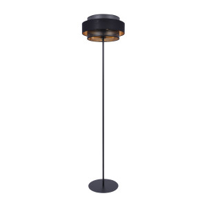 Lampa podłogowa AMOS K-5285 Czarny, złoty 1 źr., E27, 15W LED - Kaja
