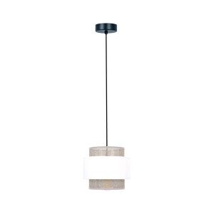 Lampa wisząca CEZAR K-5270 Biały, beżowy 1 źr., E27, 15W LED - Kaja
