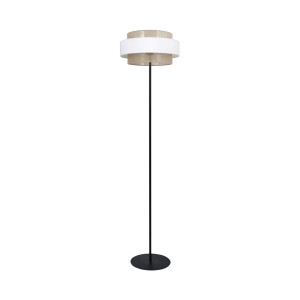 Lampa podłogowa CEZAR K-5275 Biały, beżowy 1 źr., E27, 15W LED - Kaja