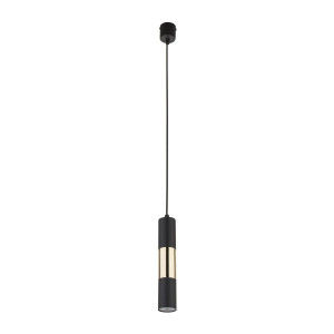 Lampa wisząca Vivien Black/Gold 1x GU10 - TK Lighting
