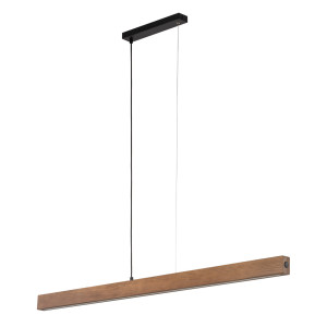 Lampa wisząca Teo Czarny, Orzech 1x LED - TK Lighting