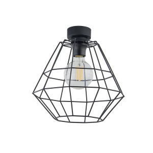 Lampa sufitowa Diamond New Black 1x E27 - TK Lighting