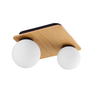 Lampa sufitowa Bianca Wood Biały, Sosna 2x G9 - TK Lighting