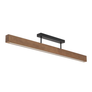 Lampa sufitowa Teo Czarny, Orzech 1x LED - TK Lighting