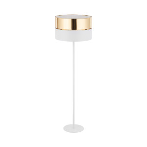 Lampa podłogowa Hilton White/Gold 1x E27 - TK Lighting