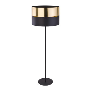 Lampa podłogowa Hilton Black/Gold 1x E27 - TK Lighting