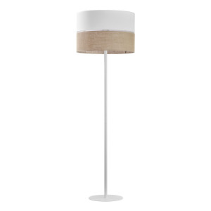 Lampa podłogowa Linobianco Biały 1x E27 - TK Lighting