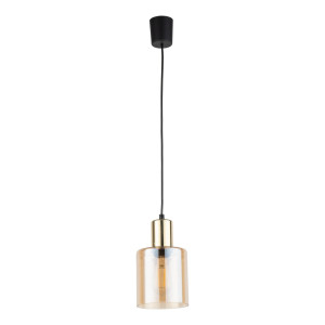 Lampa wisząca Sierra Gold Amber 1x E27 - TK Lighting