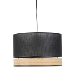 Lampa wisząca Paglia New Black 1x E27 - TK Lighting