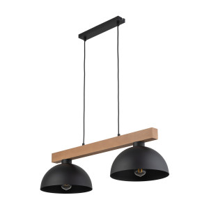 Lampa wisząca Oslo Black 2x E27 - TK Lighting