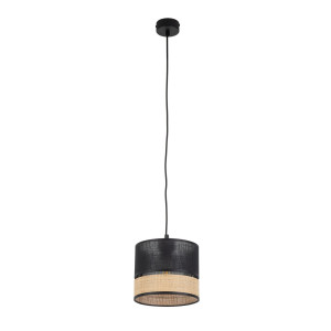 Lampa wisząca Paglia New Black 1x E27 - TK Lighting