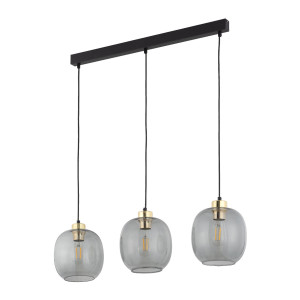 Lampa wisząca Omega Czarny 3x E27 - TK Lighting