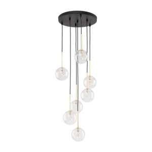 Lampa wisząca Nilos Black / 7x G9 - TK Lighting