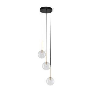 Lampa wisząca Nilos Black / 3x G9 - TK Lighting