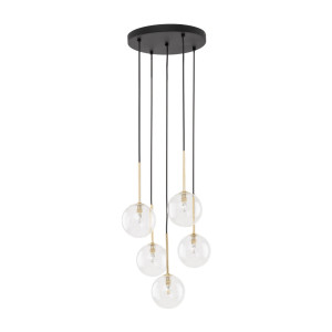 Lampa wisząca Nilos Black / 5x G9 - TK Lighting