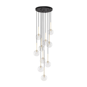 Lampa wisząca Nilos Black / 10x G9 - TK Lighting