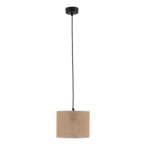 Lampa wisząca Juta Czarny 1x E27 - TK Lighting