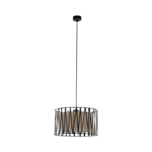Lampa wisząca Harmony Nature Czarny 1x E27 - TK Lighting