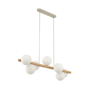 Lampa wisząca Estera Wood Sosna 7x G9 - TK Lighting