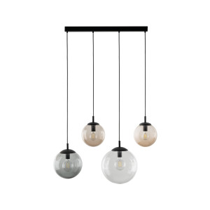 Lampa wisząca Esme Mix Czarny 4x E27 - TK Lighting