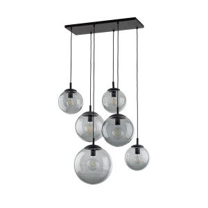 Kinkiet Esme Graphite Czarny 6x E27 - TK Lighting