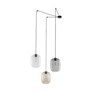 Lampa wisząca Elio Mix Czarny 3x E27 - TK Lighting