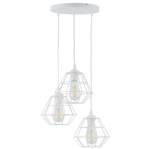 Lampa wisząca Diamond New White 3x E27 - TK Lighting