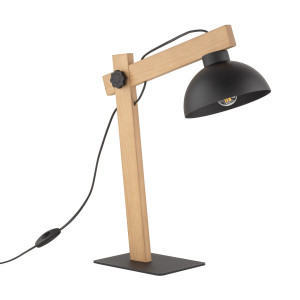Lampa stołowa Oslo Black Lampka 1x E27 - TK Lighting