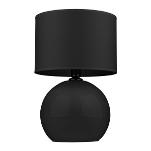 Lampa stołowa Palla Black Lampka 1x E27 - TK Lighting