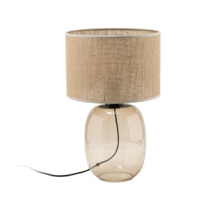 Lampa stołowa Melody Topaz Juta Topaz 1x E27 - TK Lighting