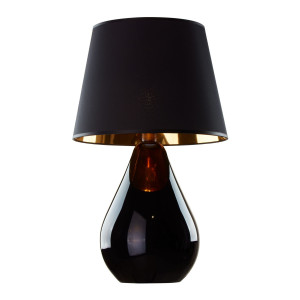 Lampa stołowa Lacrima Black/Gold Lampka 1x E27 - TK Lighting