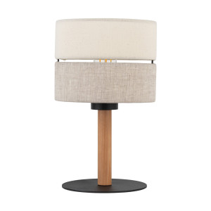 Lampa stołowa Eco Lampka Czarny, Sosna 1x E27 - TK Lighting