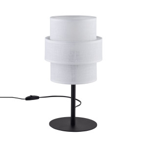Lampa stołowa Calisto White Lampka 1x E27 - TK Lighting