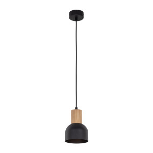 Lampa wisząca Cairo Czarny, Sosna 1x E27 - TK Lighting