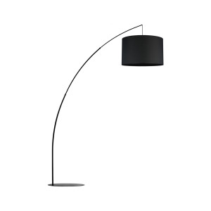 Lampa podłogowa Moby Black I 1x E27 - TK Lighting
